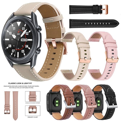 Leather watch strap band - watch,