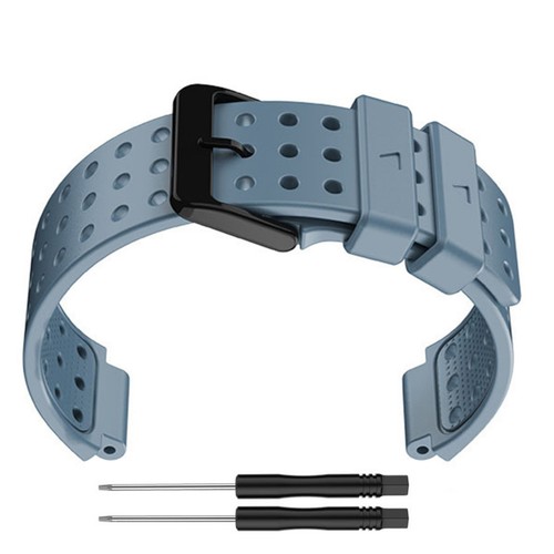 Rock cyan silicone watch band - rock,