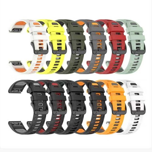 Quick fit silicone watch strap - quick,