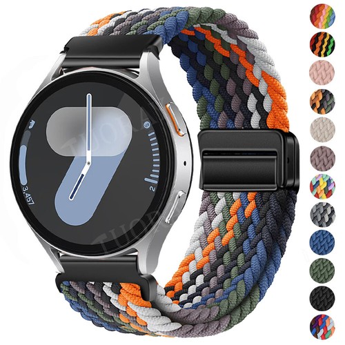 Braided nylon watch band - nylon,
